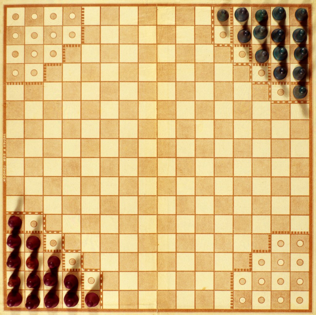 Detail of The New Game of Halma by Unknown