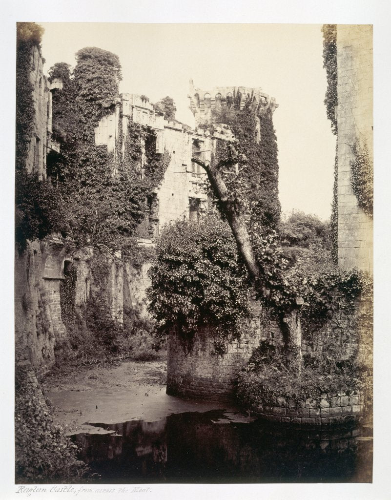 Detail of Raglan Castle by Francis Bedford