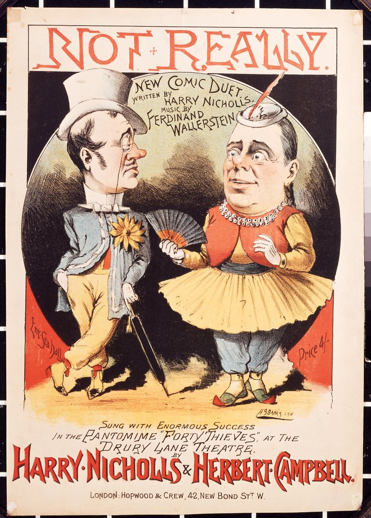 Detail of Music Cover from Not Really by H. G. Banks