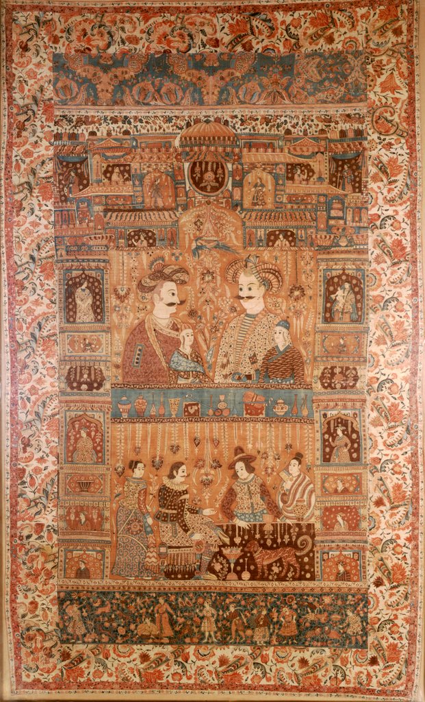 Detail of Hanging. Madras-Pulicat region, India, 1640-50 by Unknown