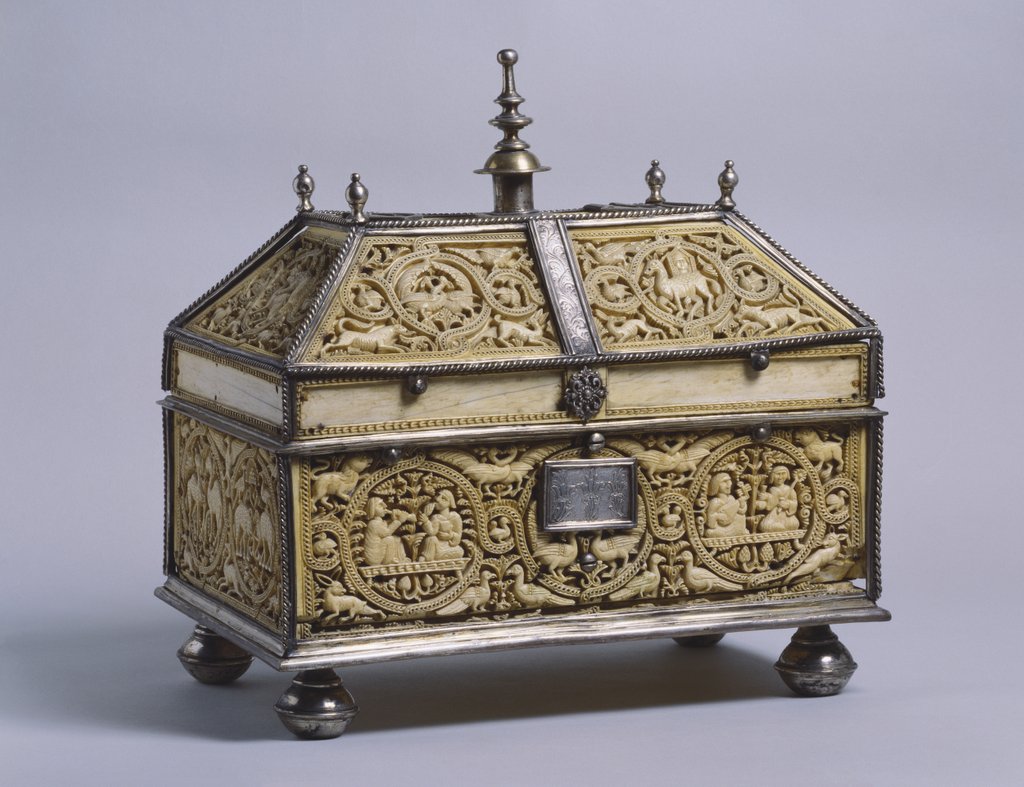 Detail of Ivory casket. Probably Cordoba, Spain, early 11th century by Anonymous