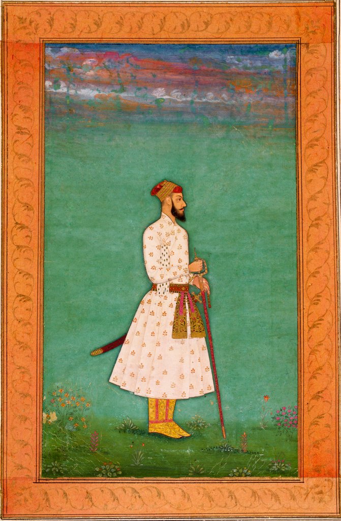 Detail of Man holding sword by Unknown