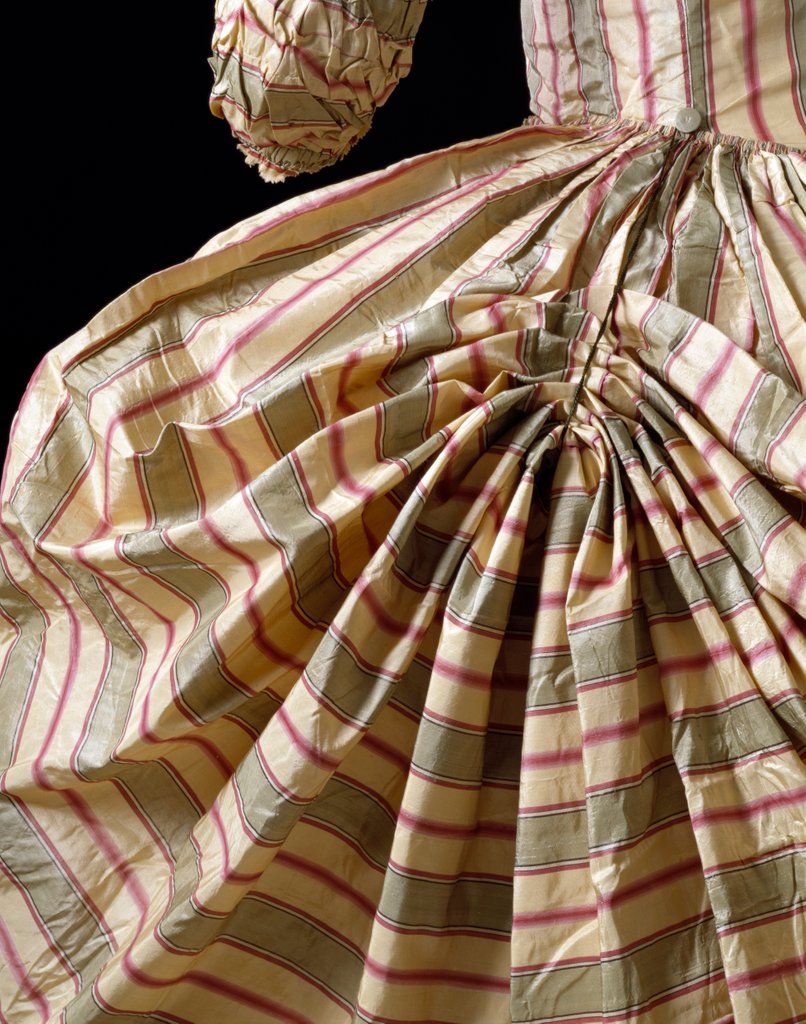 Detail of Polonaise Gown. England, late 18th century by Anonymous