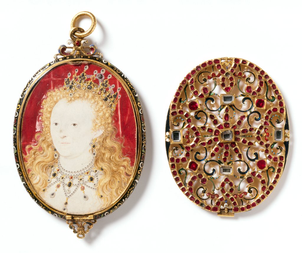 Detail of Queen Elizabeth I by Nicholas Hilliard