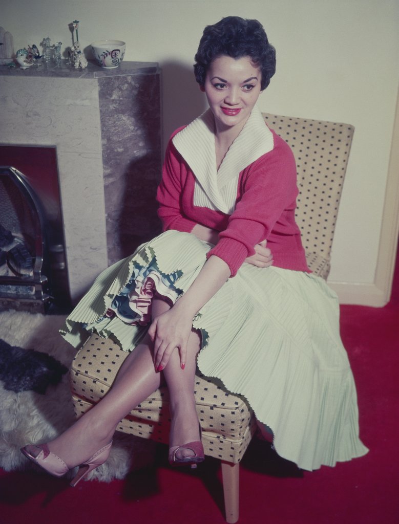 Detail of Lita Roza in her dressing room by Harry Hammond