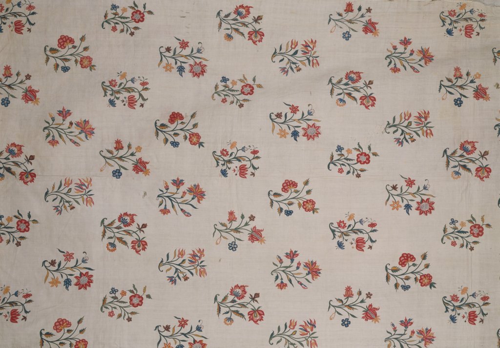 Detail of Floral chintz by Unknown