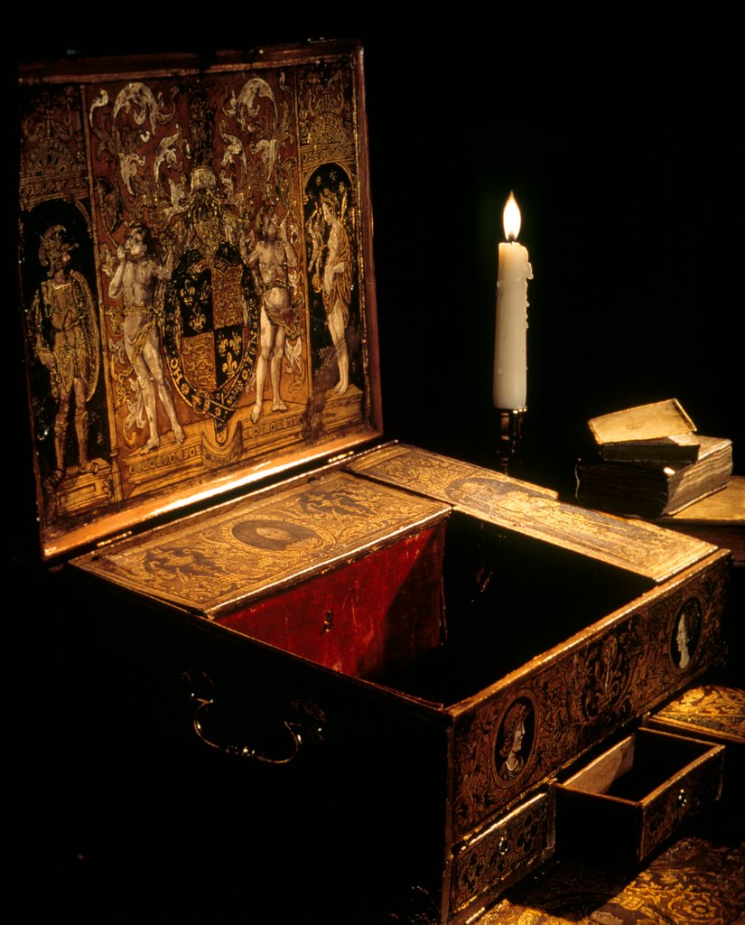 Detail of Writing Box or Table Desk by Anonymous