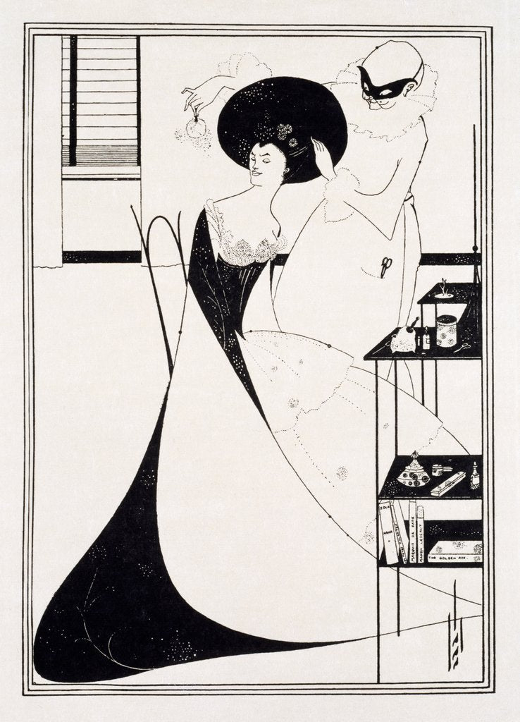 Detail of The Toilet of Salom by John Lane Aubrey Vincent Beardsley