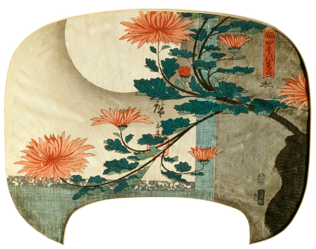 Detail of Autumn by Utagawa Hiroshige