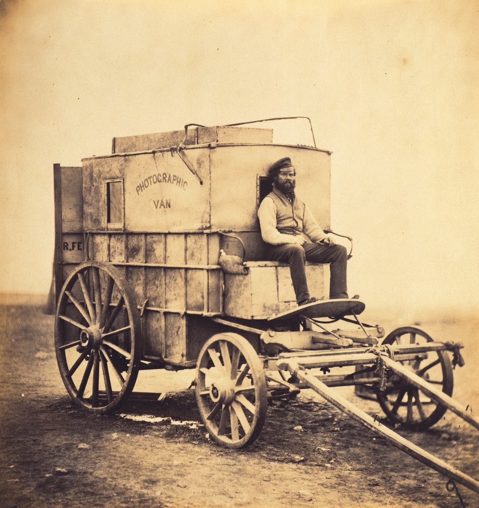 Detail of Photographic Van by Roger Fenton