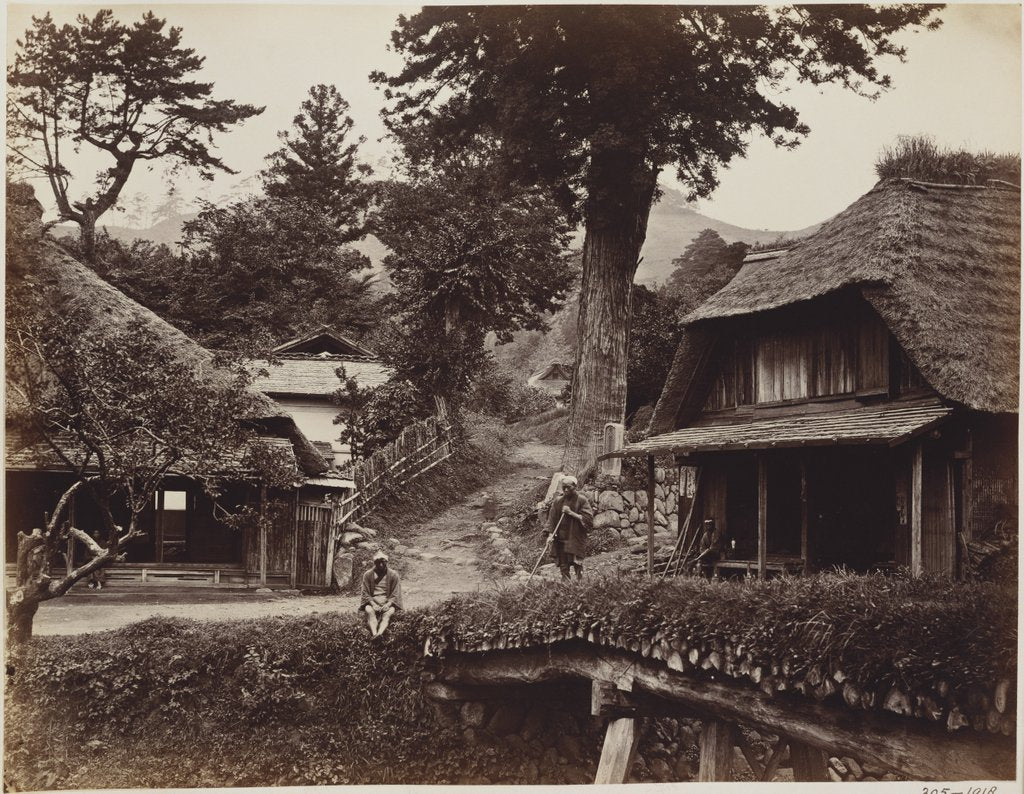 Detail of View at Eiyama by Felice Beato
