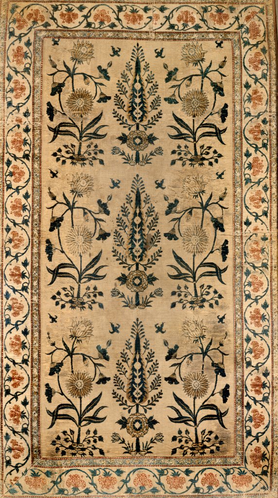 Detail of Floorspread. India, late 17th century by Unknown