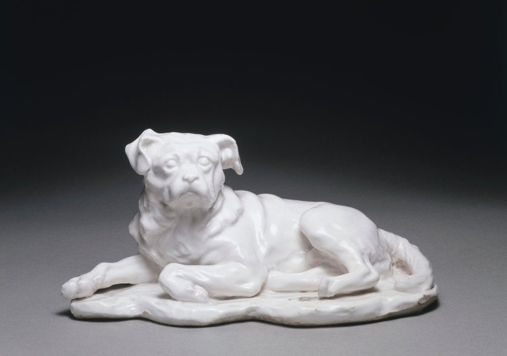 Detail of A Pug Dog by Louis François Roubiliac