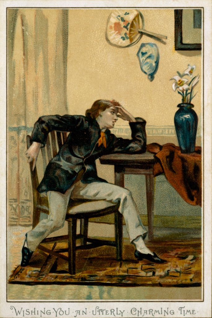 Detail of Greeting card by Albert Ludovici II