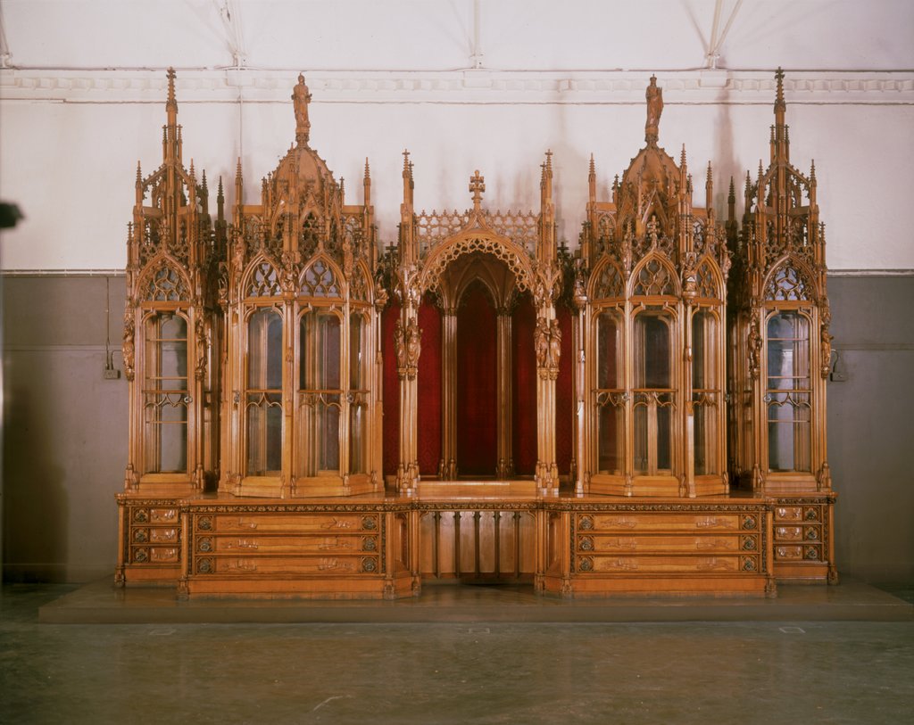 Detail of Bookcase sideboard by Bernardo di Bernardis