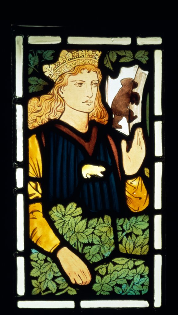 Detail of The Prince panel by Edward Coley Burne-Jones