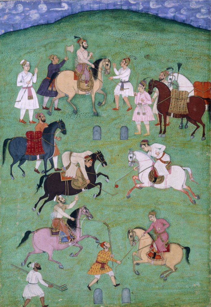 Detail of A Game of Polo. India, 17th century by Unknown