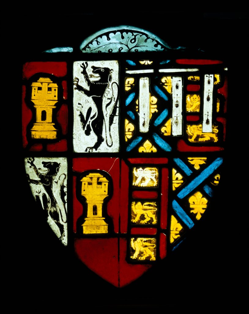 Detail of Coat of arms. England, 14th century by Unknown