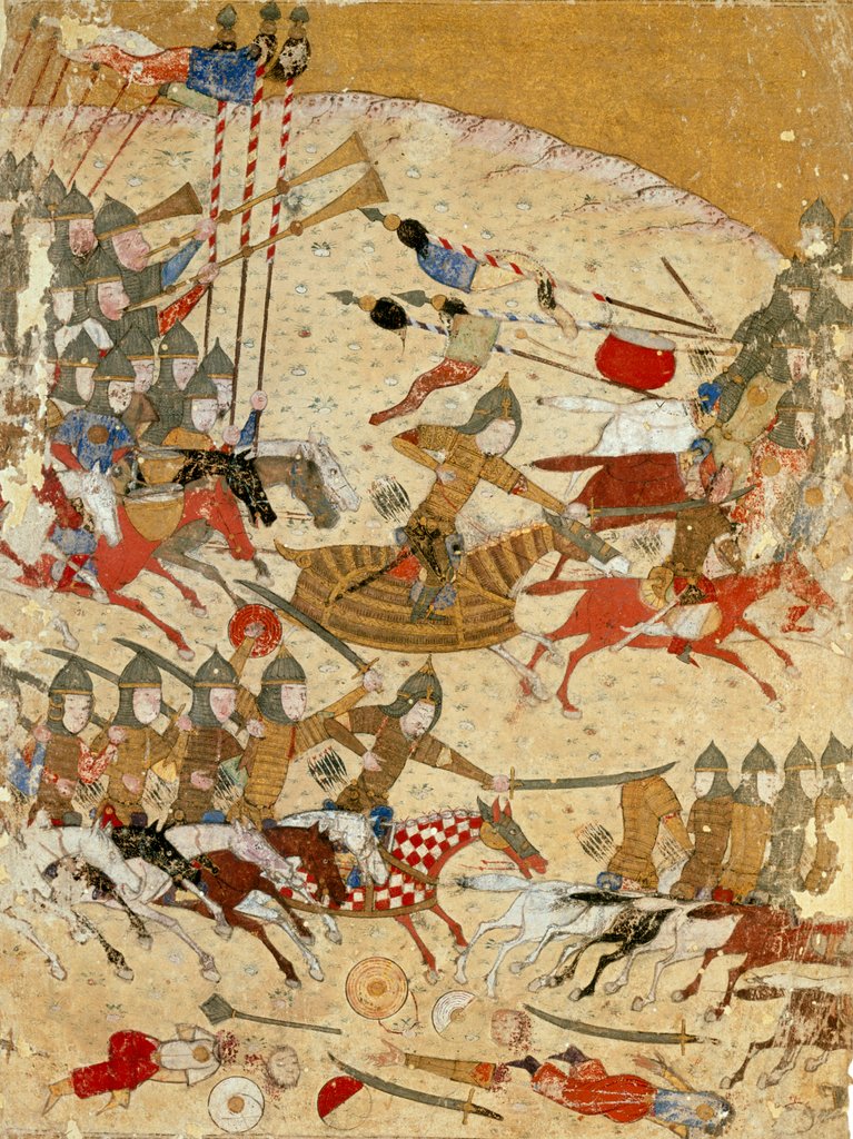 Detail of The Defeat of Pir Padishah in 1405. Persia, 1425 by Unknown