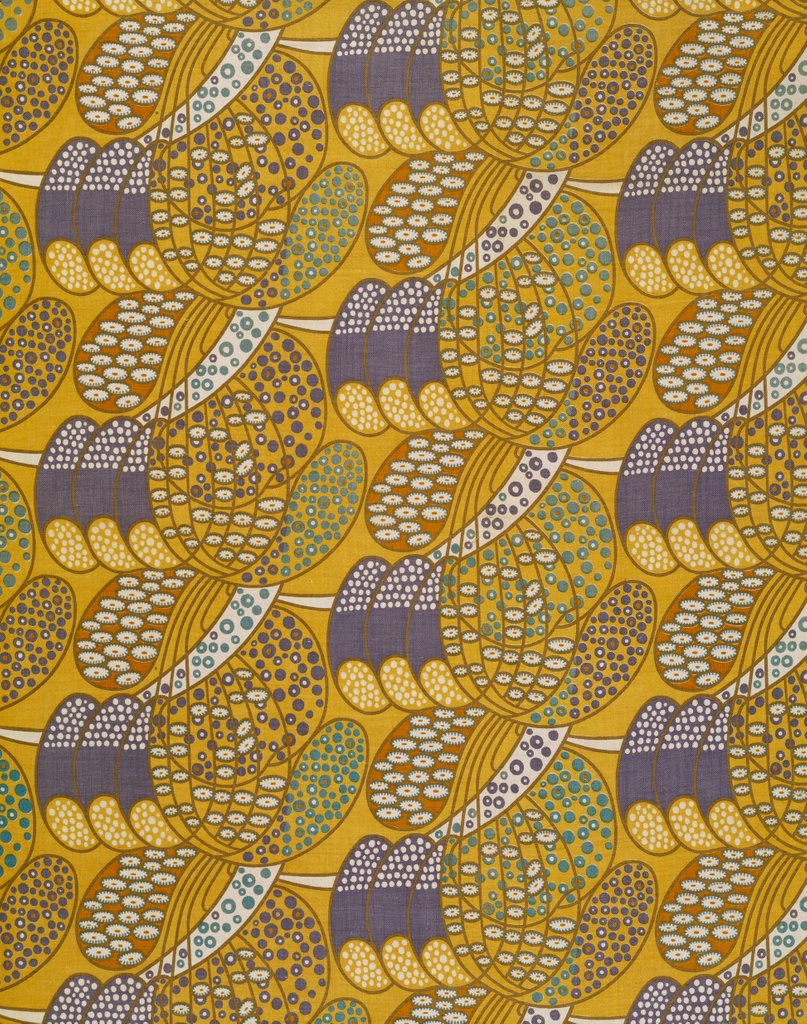 Detail of Furnishing fabric by Charles Rennie Mackintosh