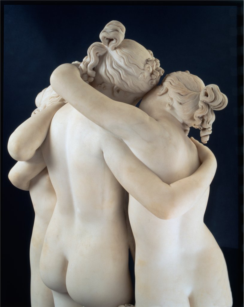 Detail of The Three Graces by Antonio Canova