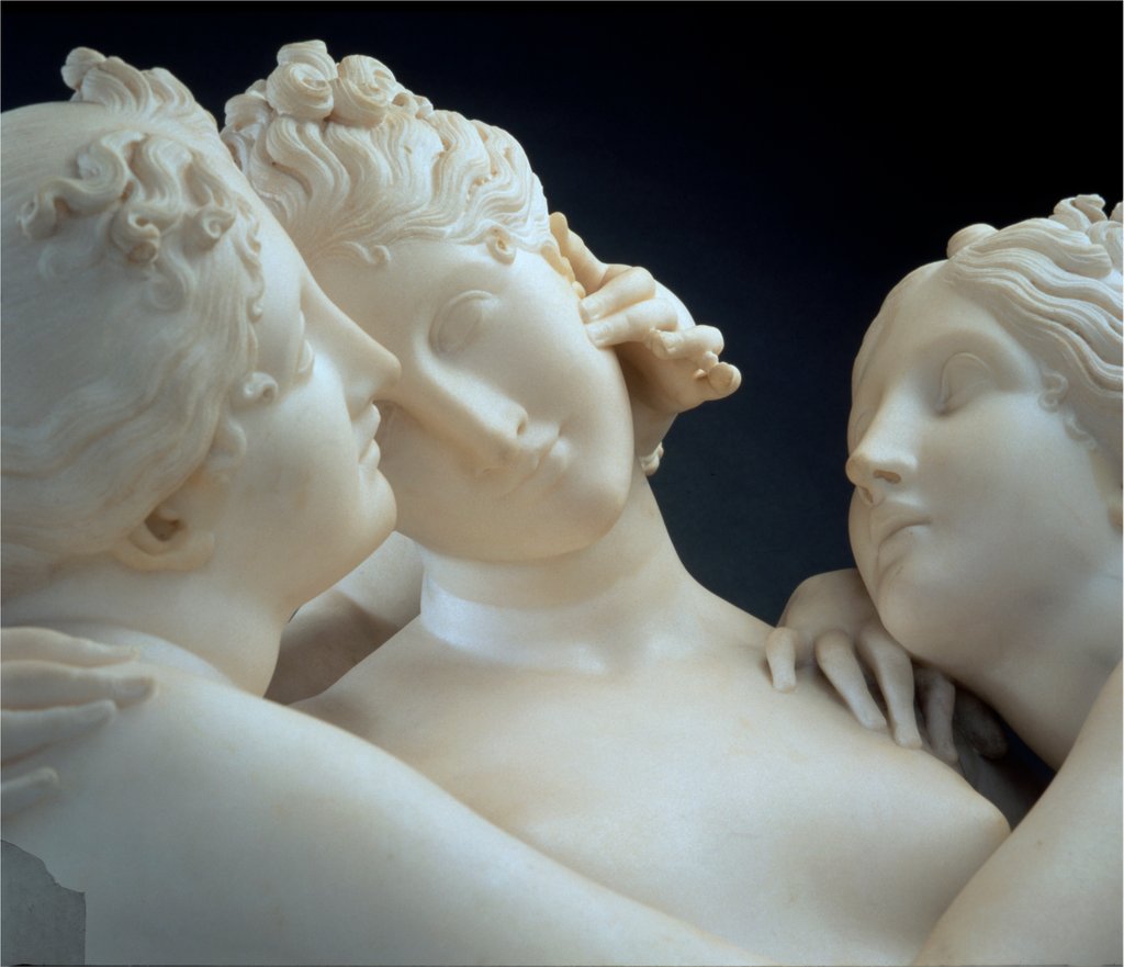Detail of The Three Graces by Antonio Canova