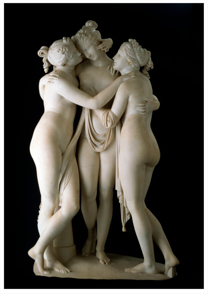 Detail of The Three Graces by Antonio Canova