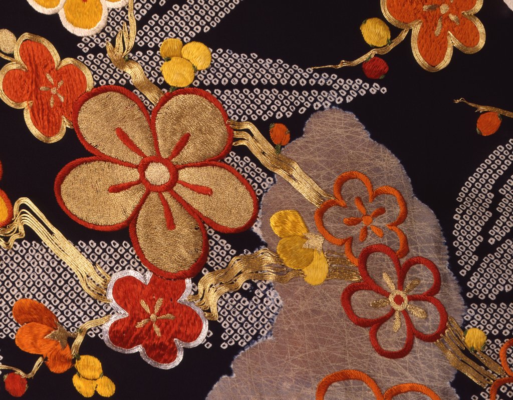 Detail of Kimono, detail by Unknown