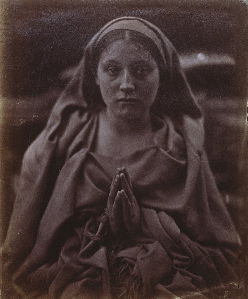 Detail of St Agnes by Julia Margaret Cameron