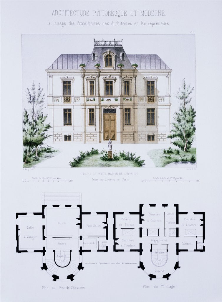Detail of The Little Country House by Anonymous