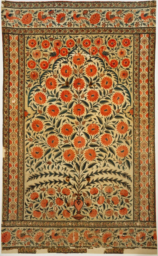 Detail of Tent hanging. India, Mughal period, 18th century by Unknown