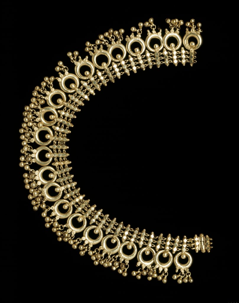 Detail of Silver Necklace. Gujarat, India, 19th century by Unknown