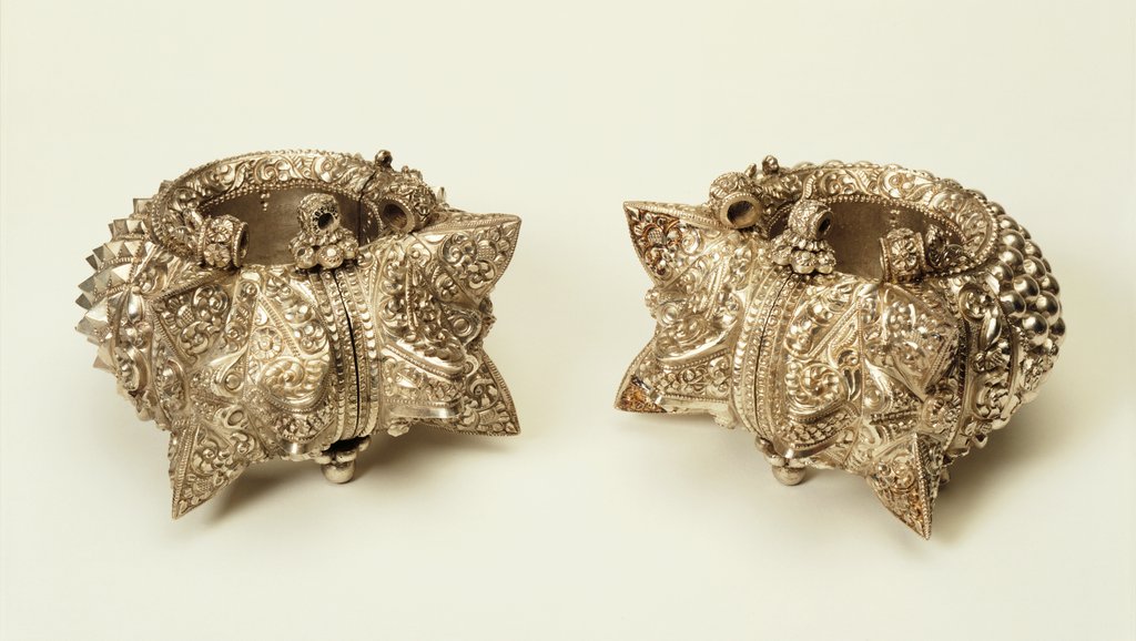 Detail of Anklet. Baroda, late 19th century by Unknown