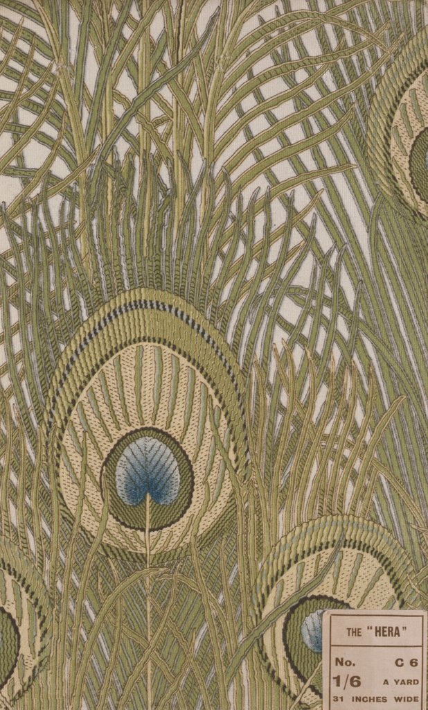 Detail of Hera furnishing fabric by Arthur Silver