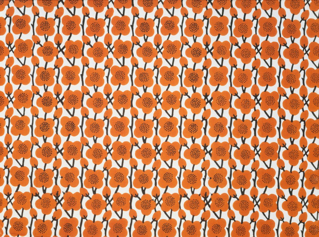 Detail of Block Printed Cotton by Mackay Hugh Baillie Scott