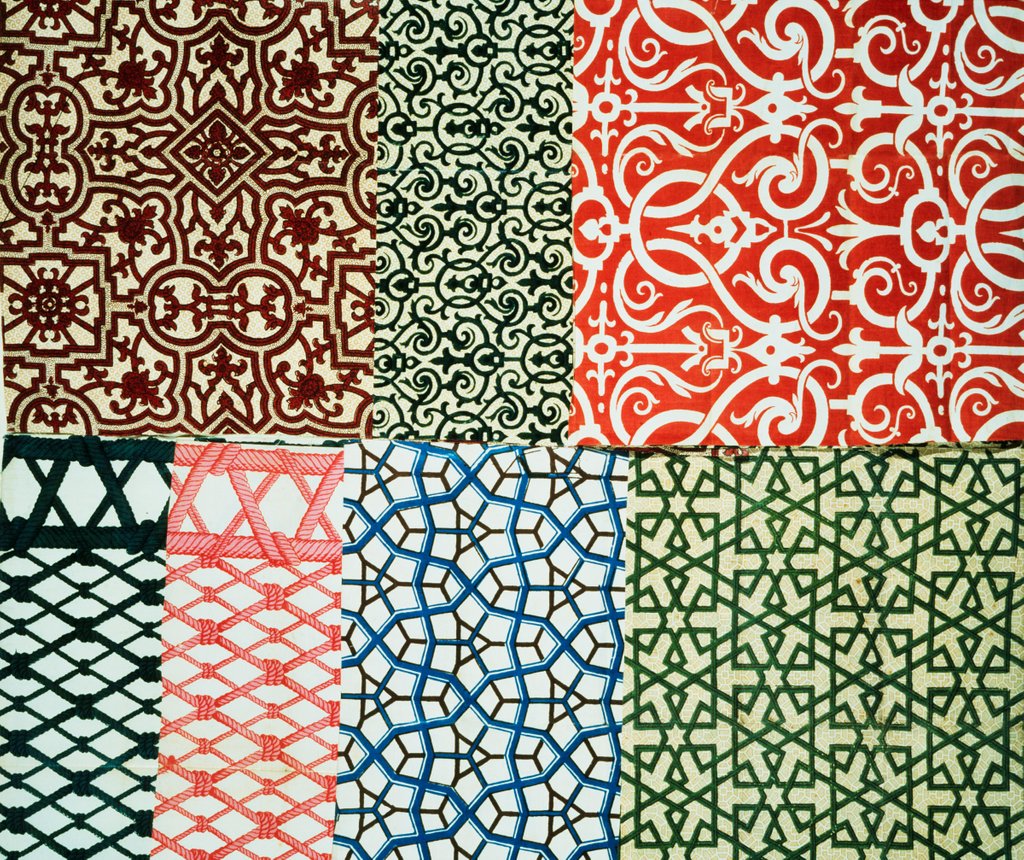 Detail of Furnishing Fabrics by Unknown