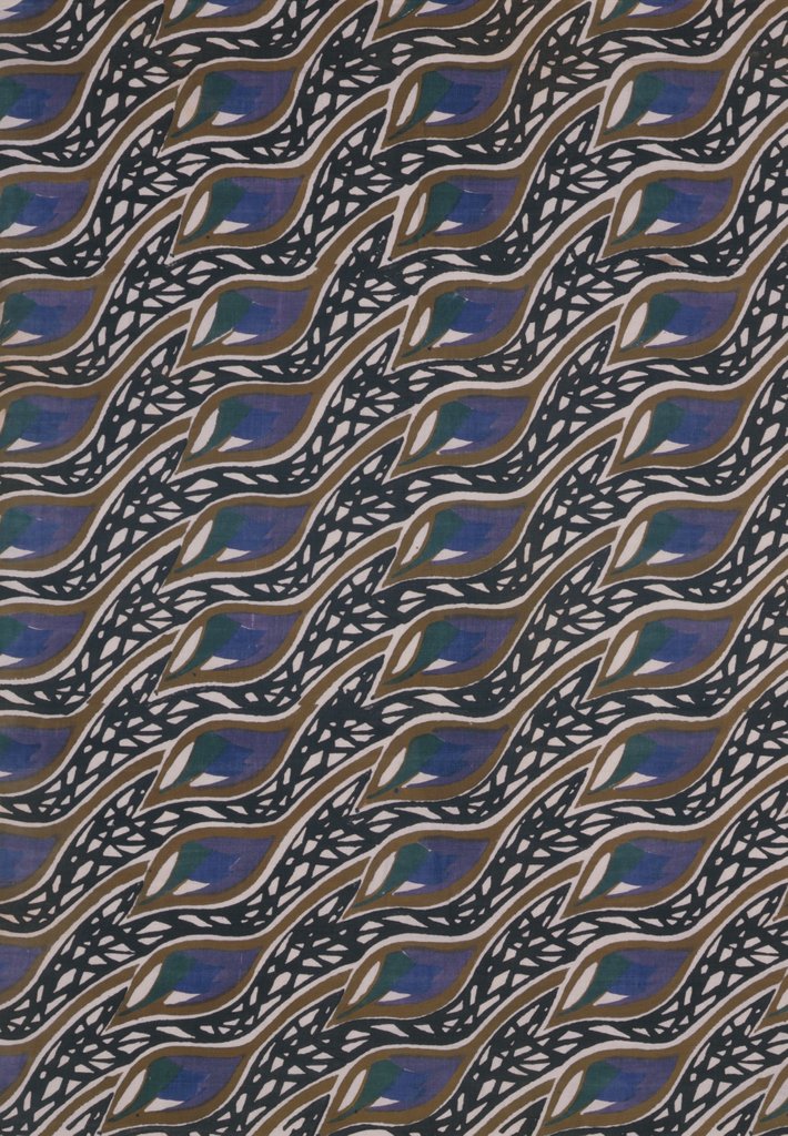Detail of Furnishing fabric by Charles Rennie Mackintosh & William Foxton