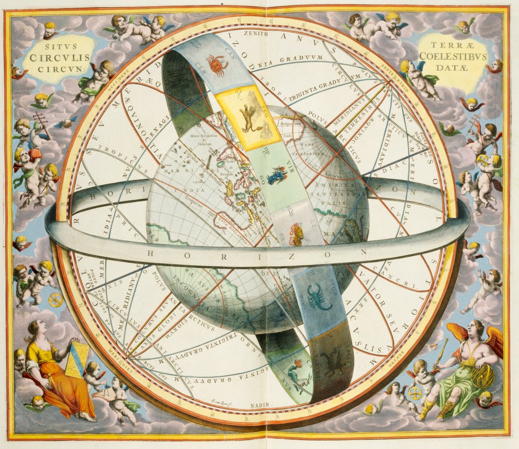 Detail of Harmonia Macrocosmica by Andreµ  Cellarius