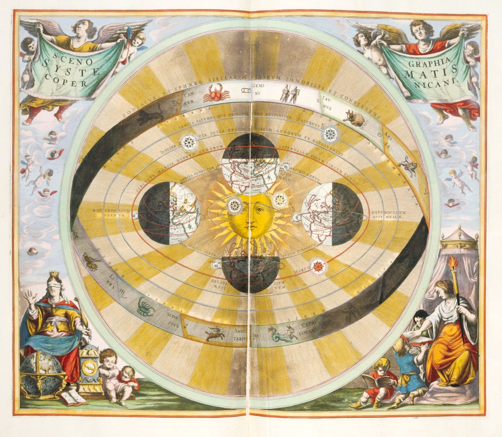 Detail of Harmonia Macrocosmica by Andreµ  Cellarius