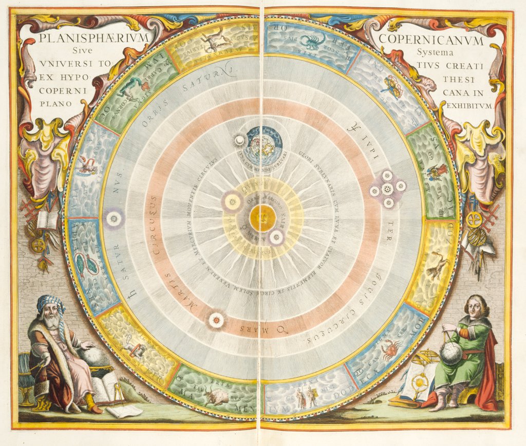 Detail of Harmonia Macrocosmica by Andreµ  Cellarius