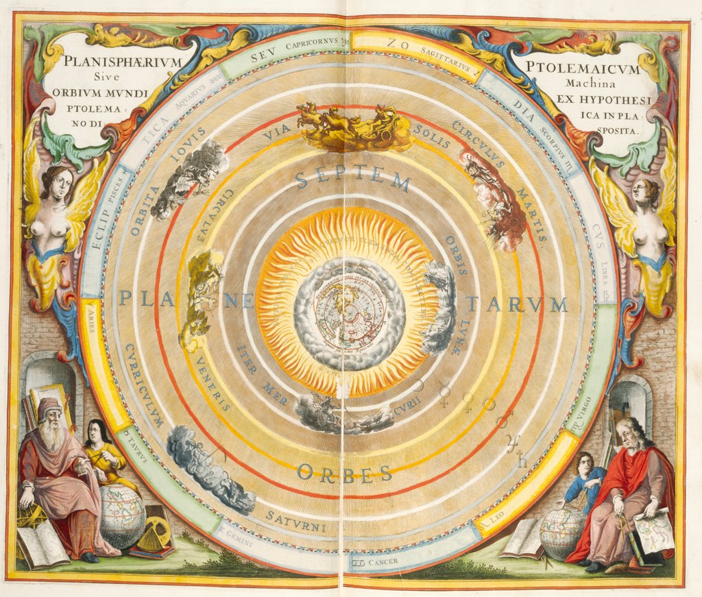 Detail of Harmonia Macrocosmica by Andreµ  Cellarius