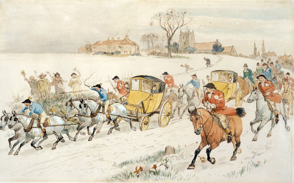 Detail of Diana Wood's Wedding by Caldecott