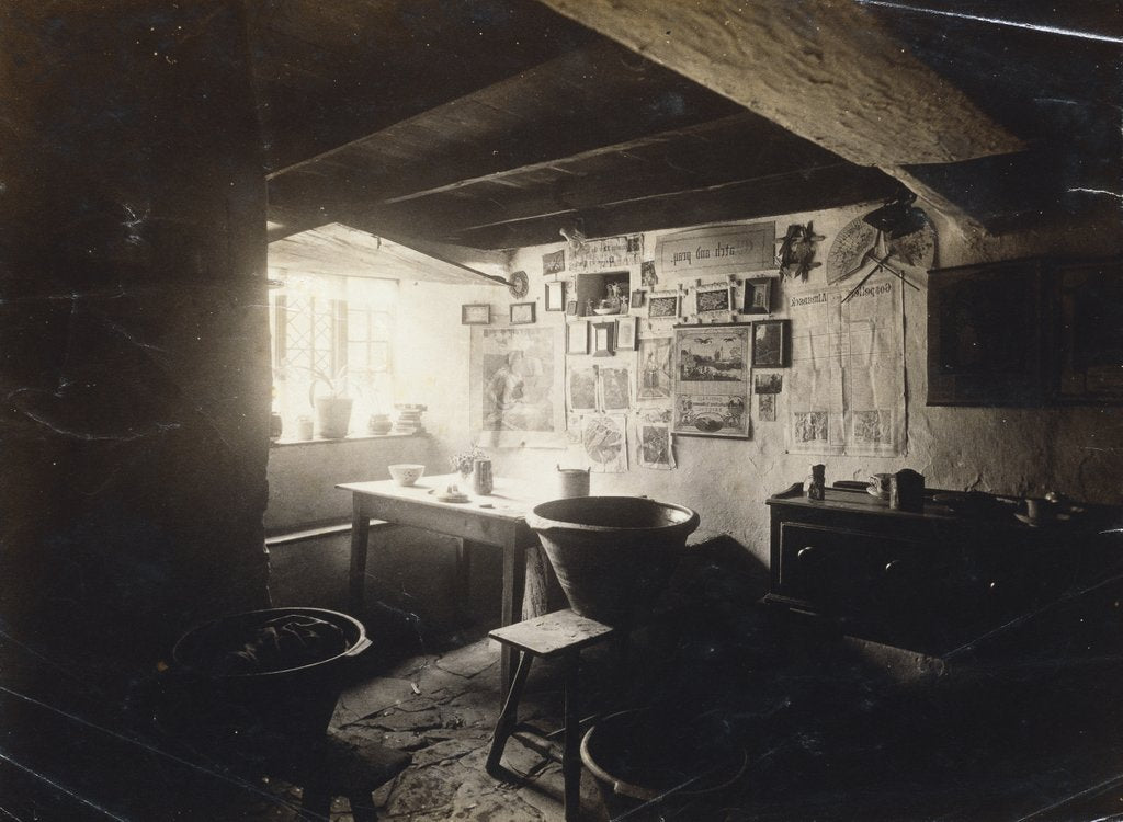 Detail of A Cottage Interior by Alfred Edward Emslie