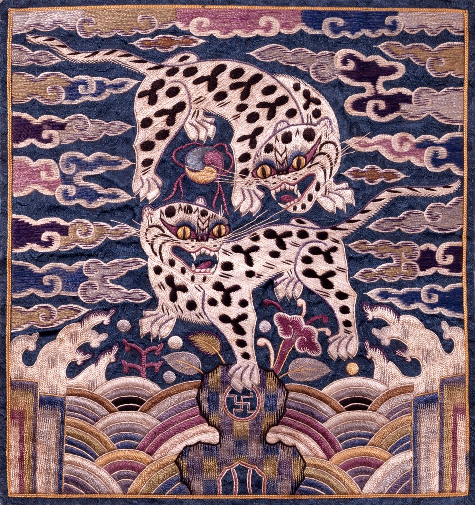 Detail of Hyungbae, military rank badge. Korea, 19th century by Unknown