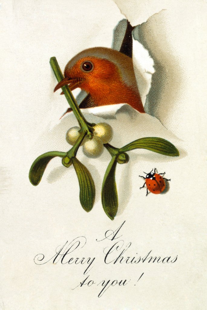 Detail of Christmas Card by Anonymous