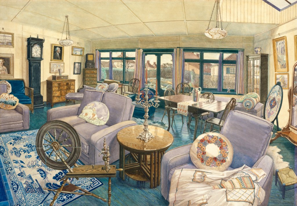Detail of Sitting-room by Wilhelmina Palmer