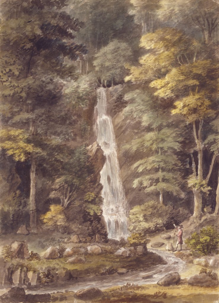 Detail of Cascade at Hestercombe by Coplestone Warre Bampfylde