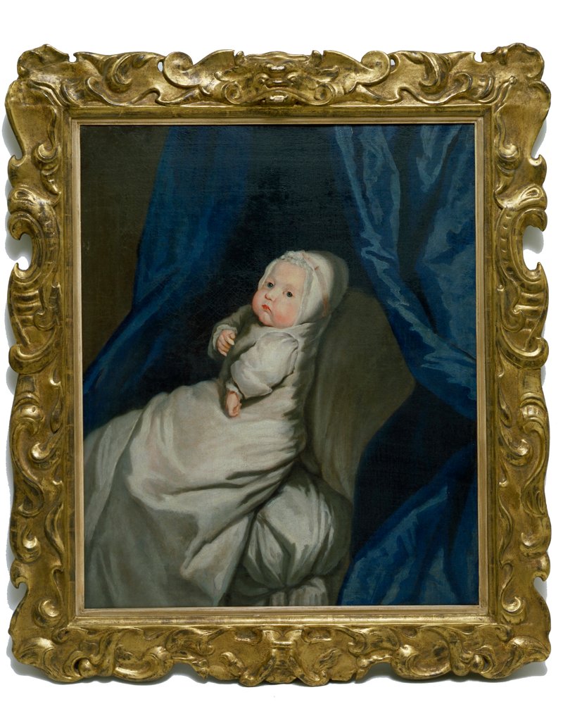 Detail of Portrait of a Baby by Mary Beale