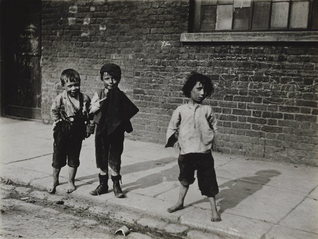 Detail of Street Urchins by Paul Martin