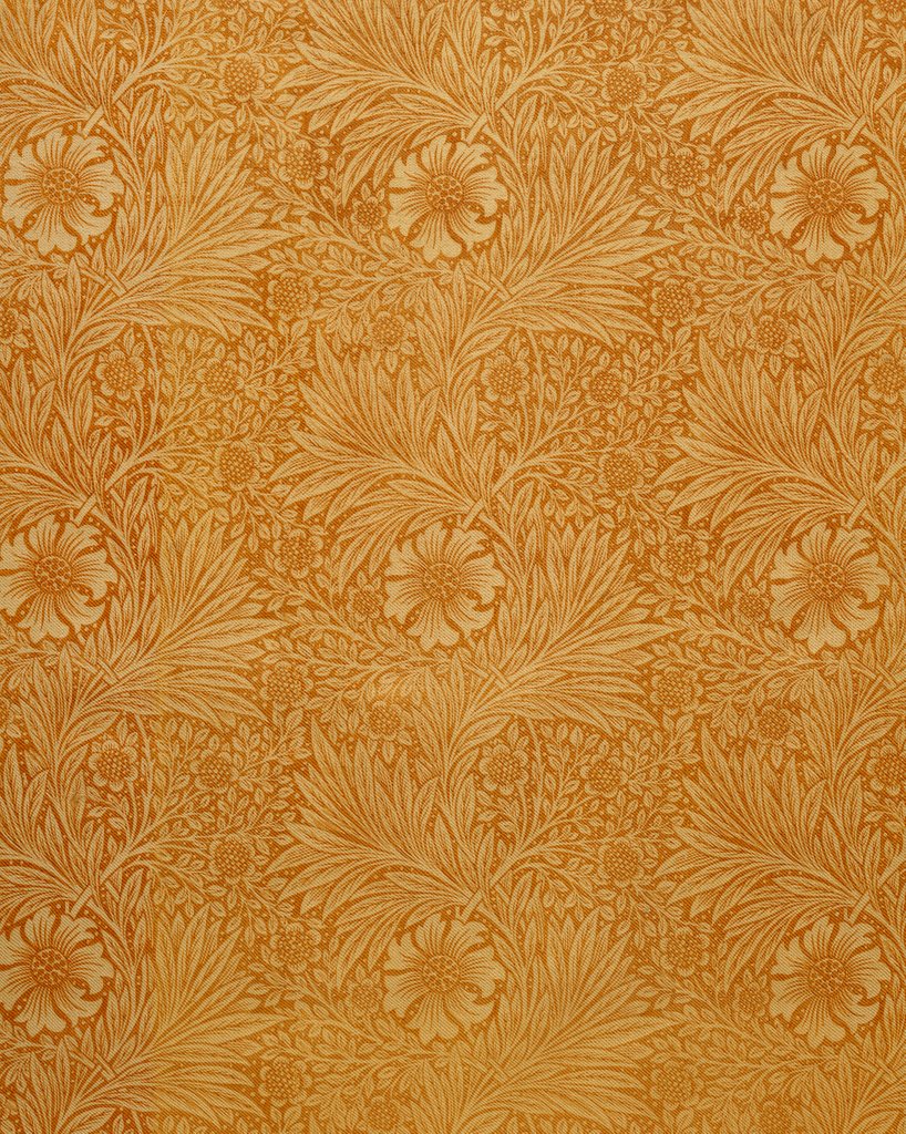 Detail of Marigold furnishing fabric by William Morris